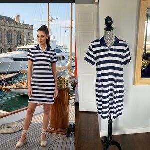 Large Ralph Lauren 100% Cotton Nautical Dress.